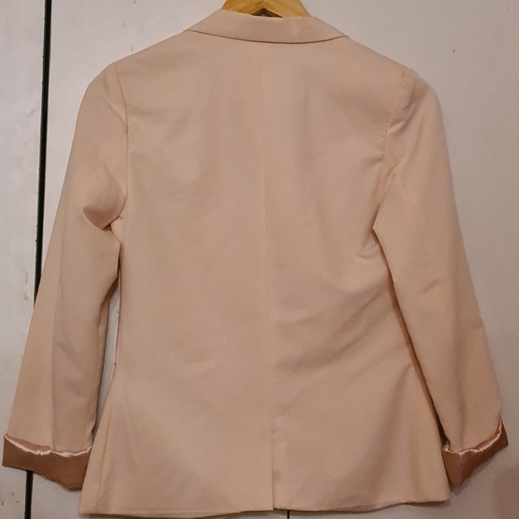 Forever 21 pink lined blazer sz S - Picture 4 of 4